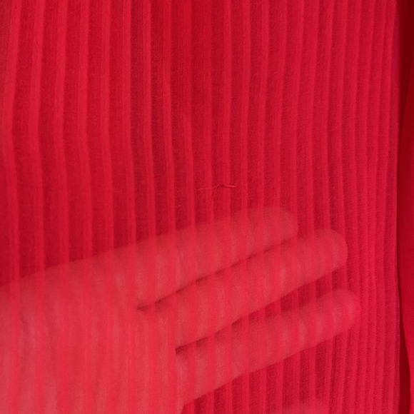 Red gauzy Babaton blouse - Picture 7 of 7